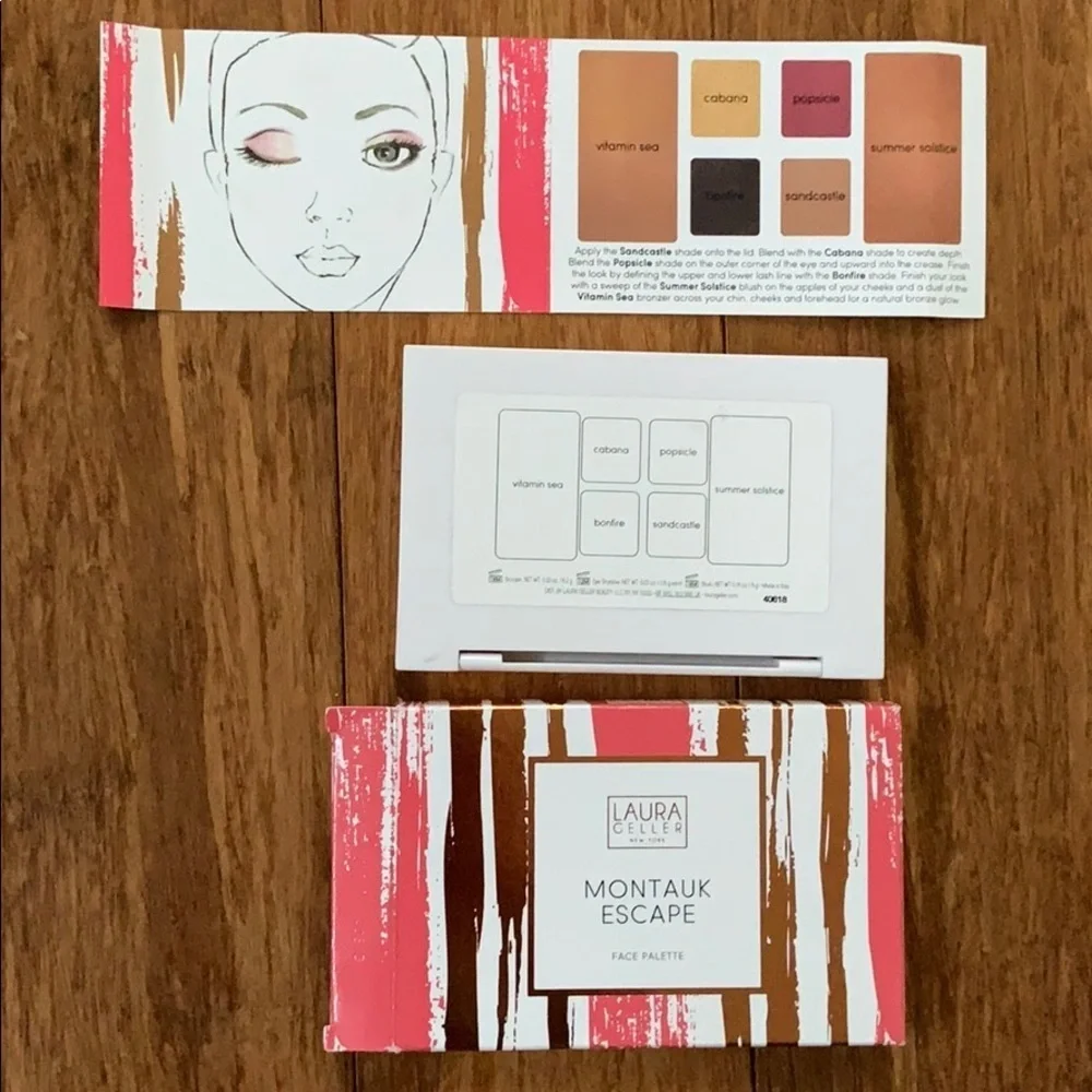 ☀️ 3/$36 or 2/$30 NEW LAURA GELLER NY Face Palette Shadow/Blush